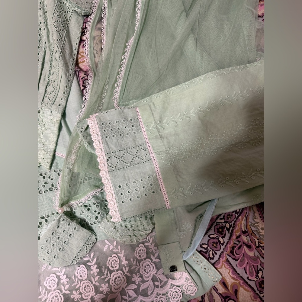 Salwar Kameez Mint Green - Picture 3 of 3